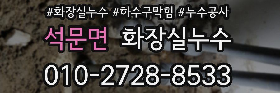 석문면 누수탐지