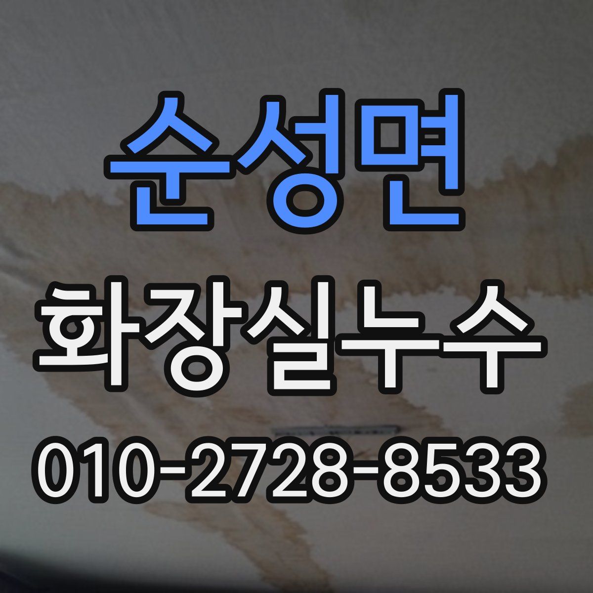 순성면 화장실누수탐지