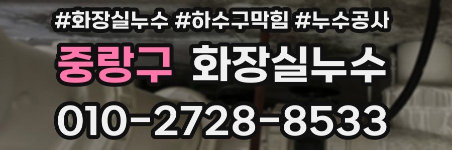 중랑구 누수탐지