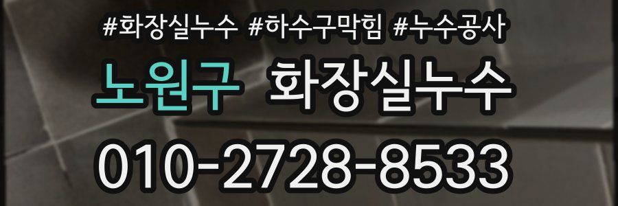 노원구 누수탐지