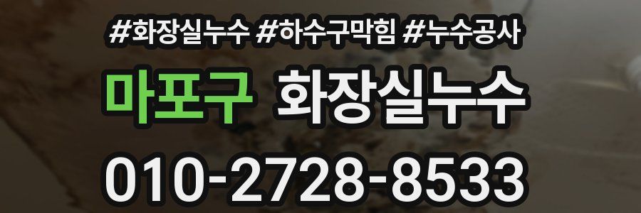 마포구 누수탐지