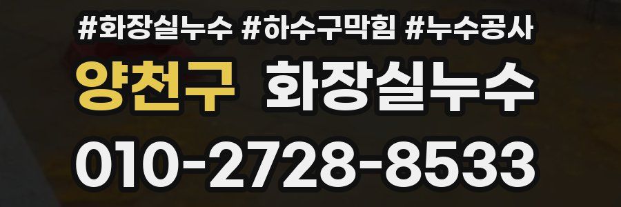 양천구 누수탐지