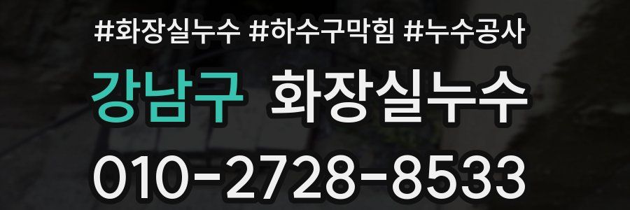 강남구 누수탐지