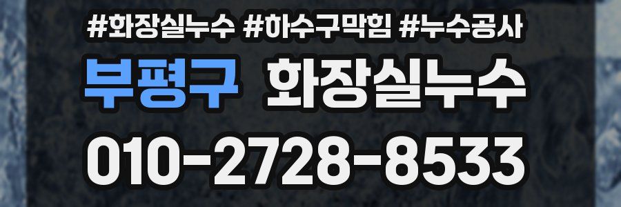 부평구 누수탐지