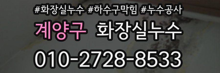 계양구 누수탐지