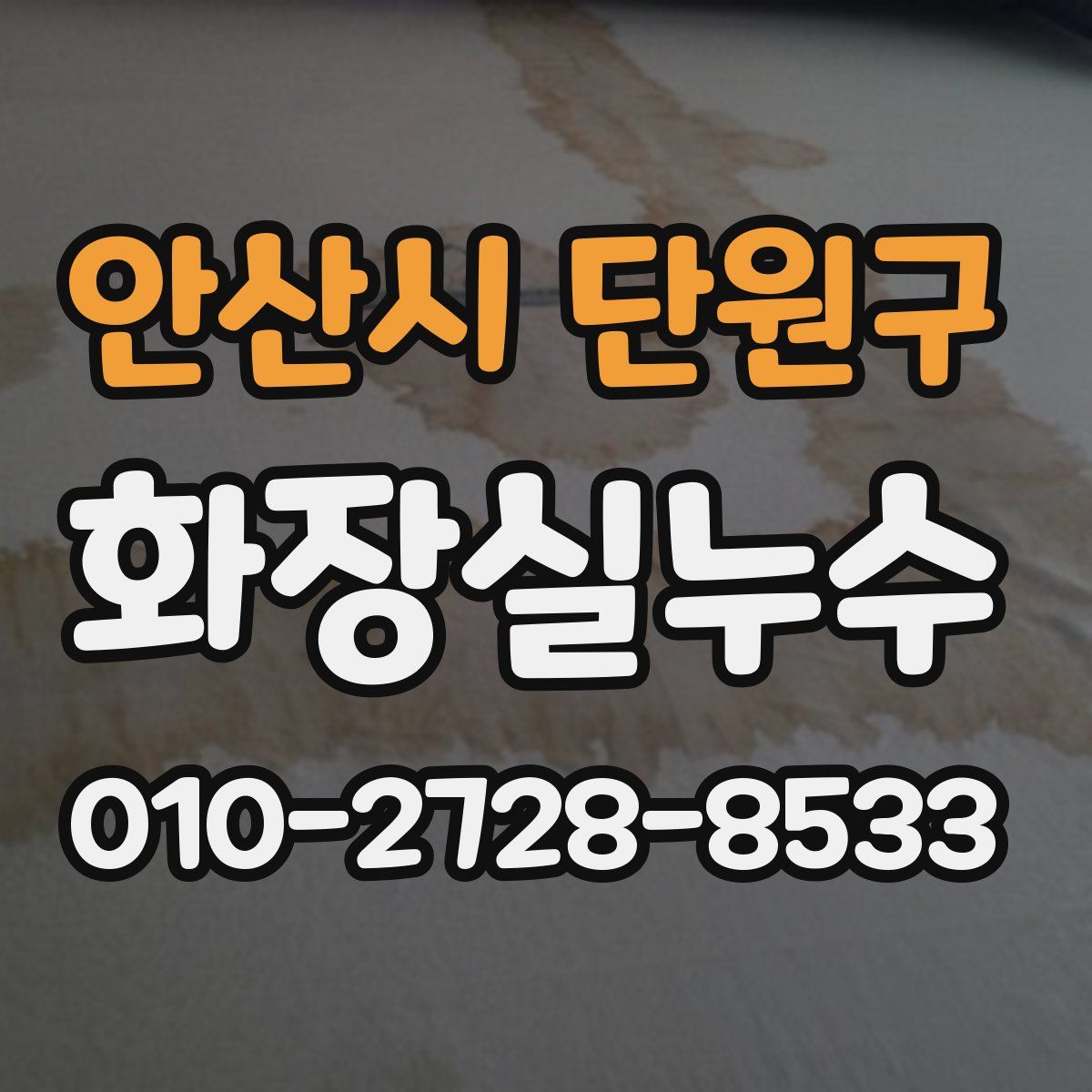 안산시 단원구 화장실누수탐지