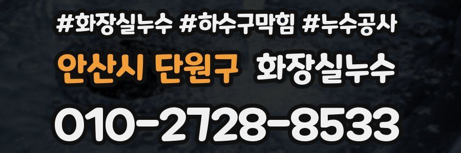 안산시 단원구 누수탐지