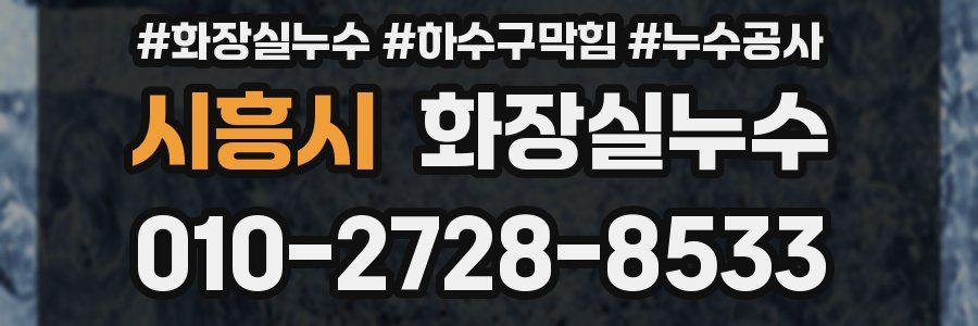시흥시 누수탐지