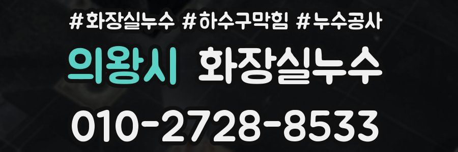 의왕시 누수탐지