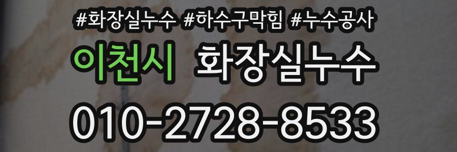 이천시 누수탐지