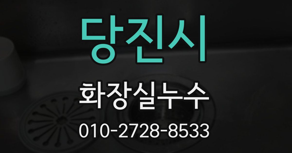 당진시 누수업체