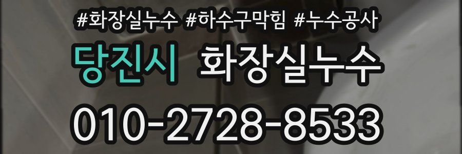 당진시 누수탐지