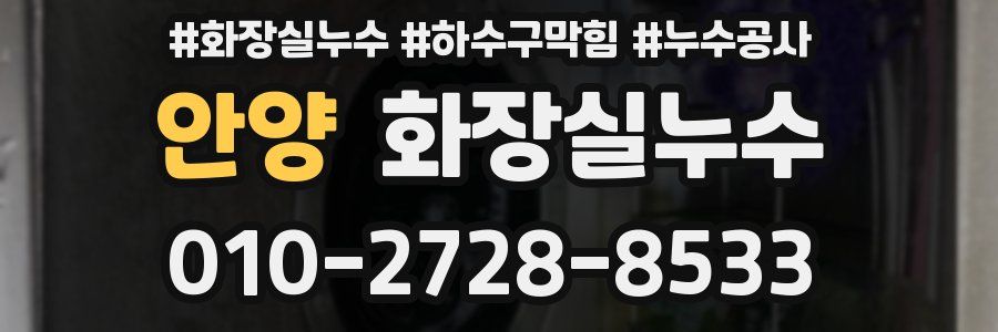 안양 누수탐지
