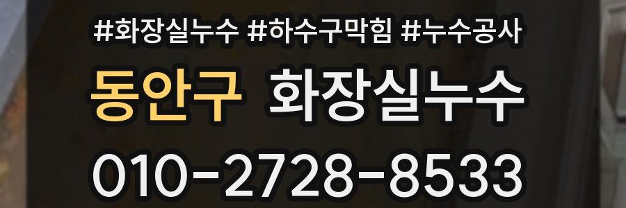 동안구 누수탐지
