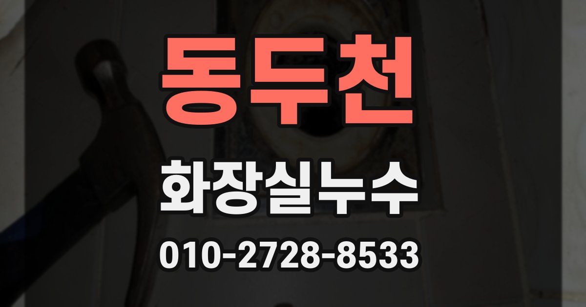동두천 누수업체
