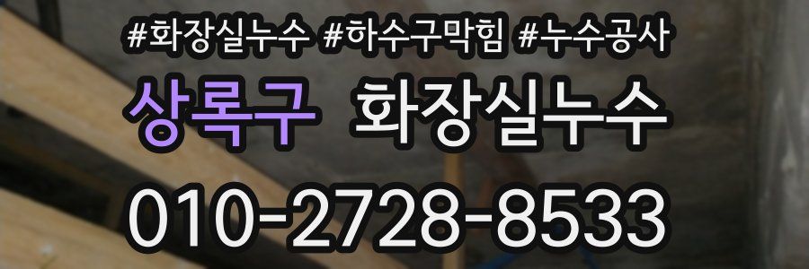 상록구 누수탐지
