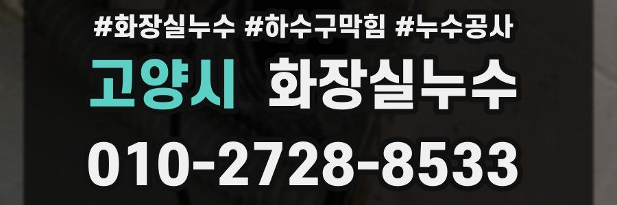 고양시 누수탐지