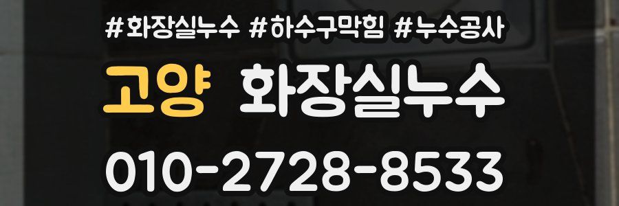 고양 누수탐지