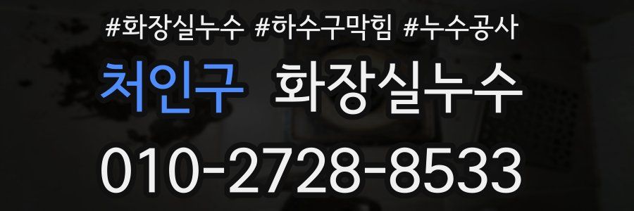 처인구 누수탐지