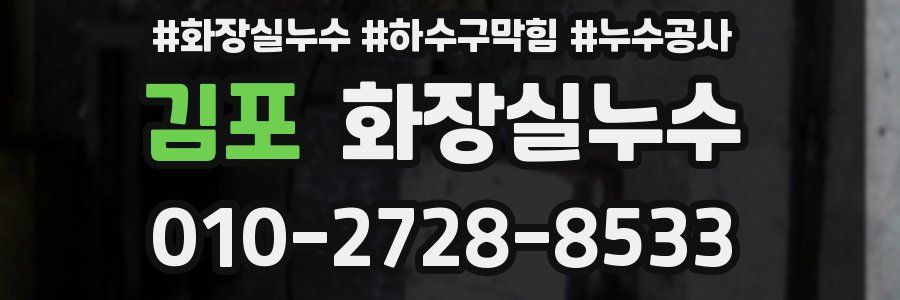김포 누수탐지