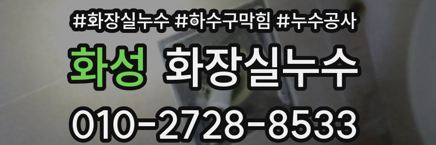 화성 누수탐지