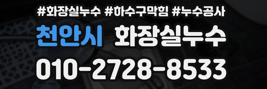 천안시 누수탐지