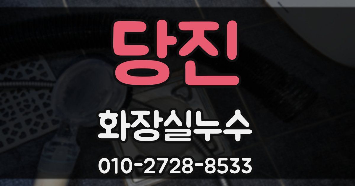 당진 누수업체