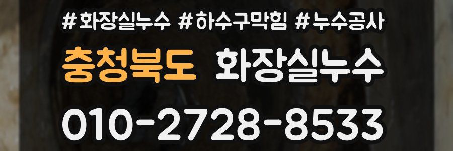 충청북도 누수탐지