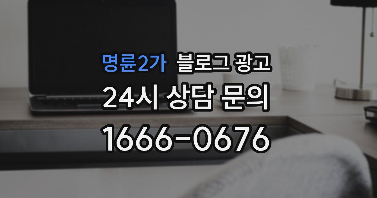 명륜2가 블로그 광고