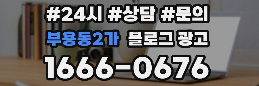 부용동2가 브랜드 블로그