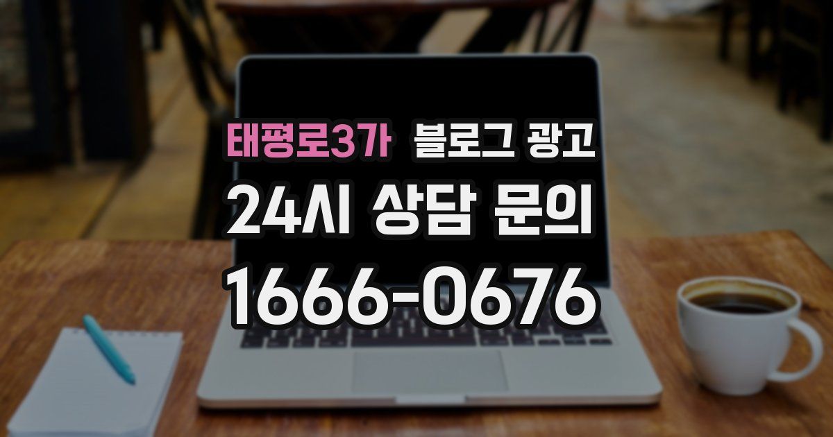 태평로3가 블로그 광고