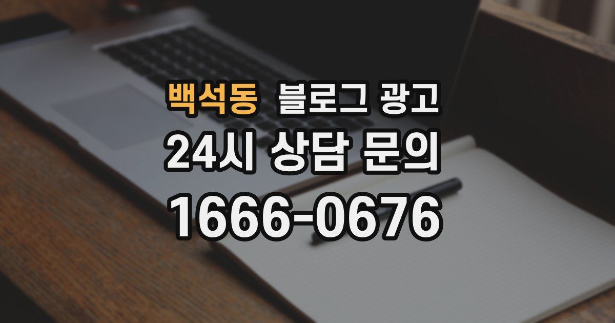 백석동 블로그 광고