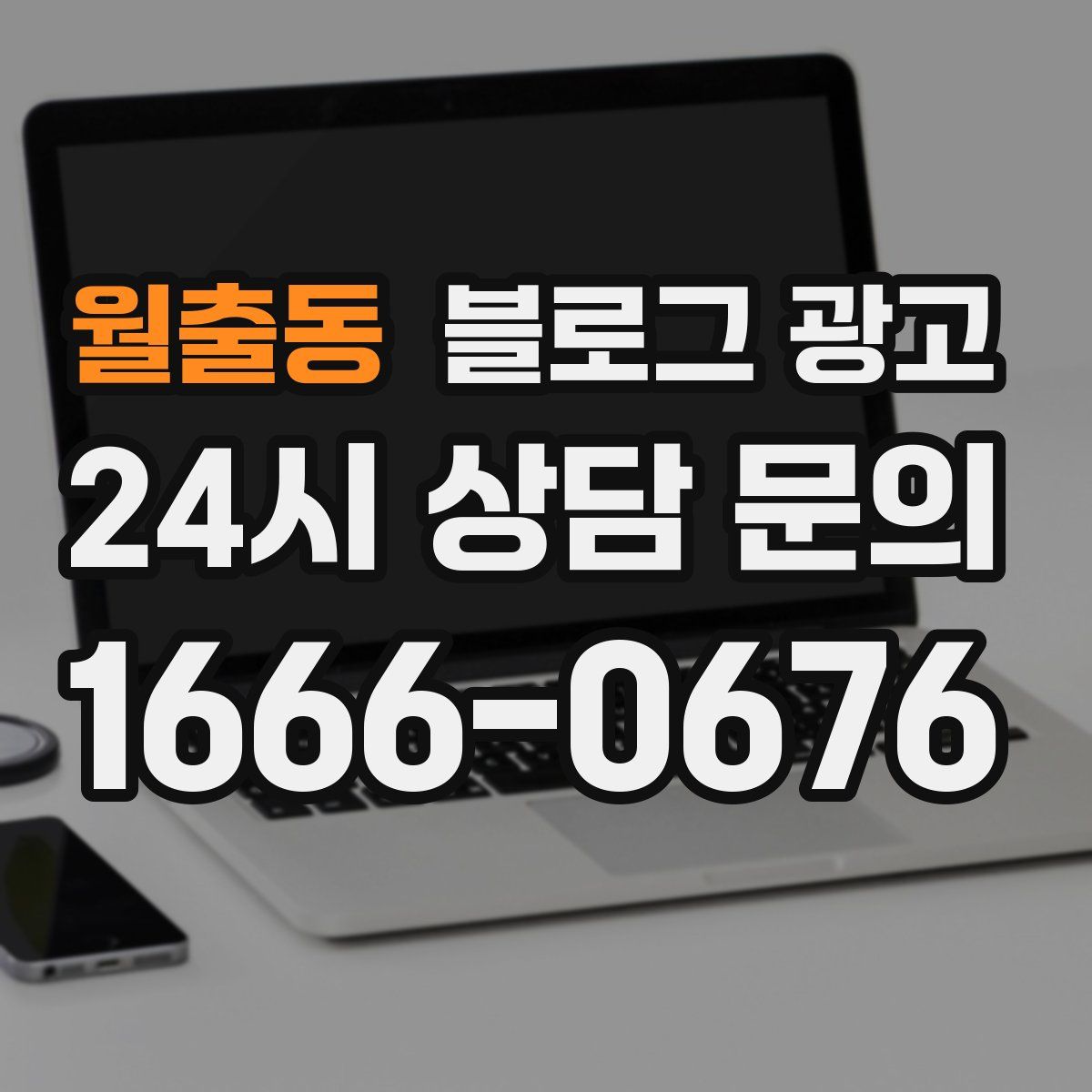 월출동 블로그 광고