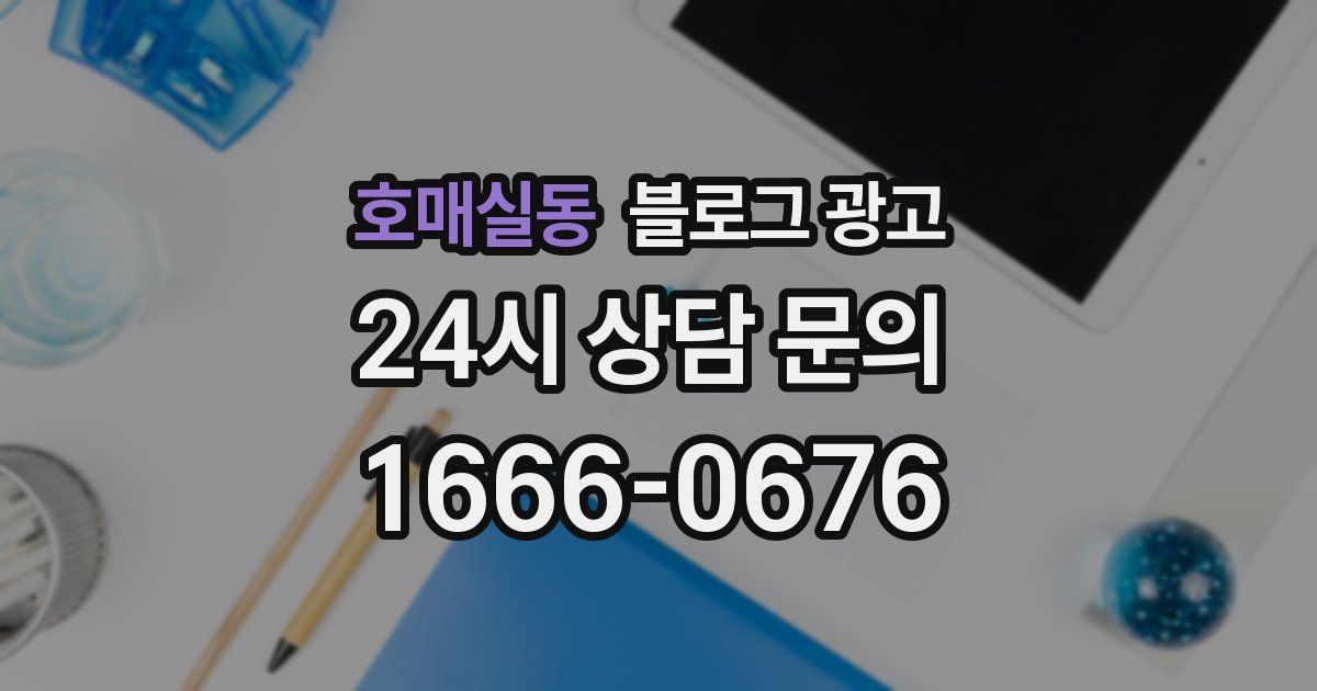 호매실동 블로그 광고