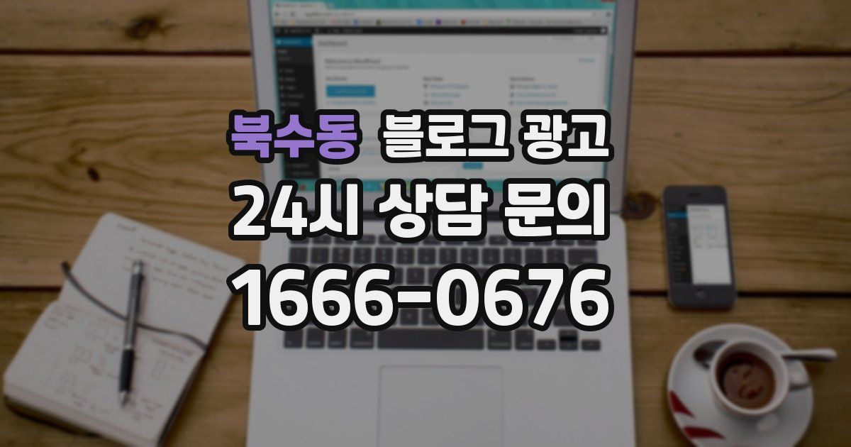 북수동 블로그 광고