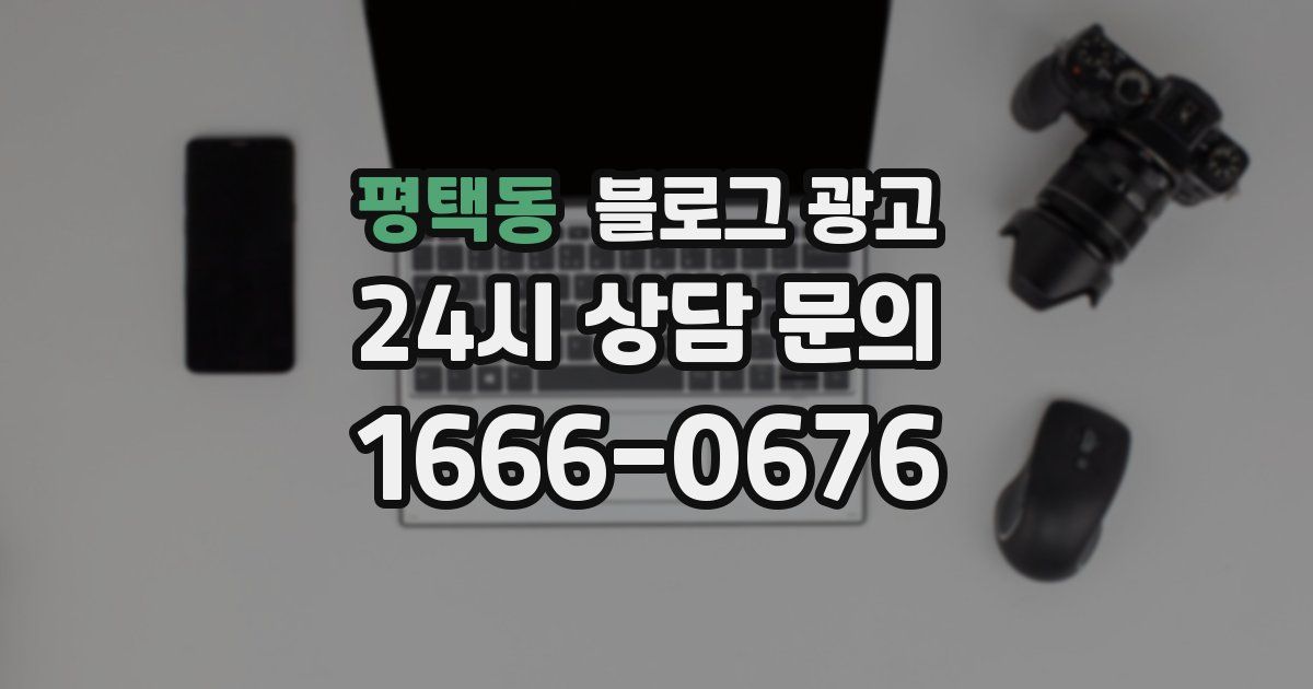 평택동 블로그 광고