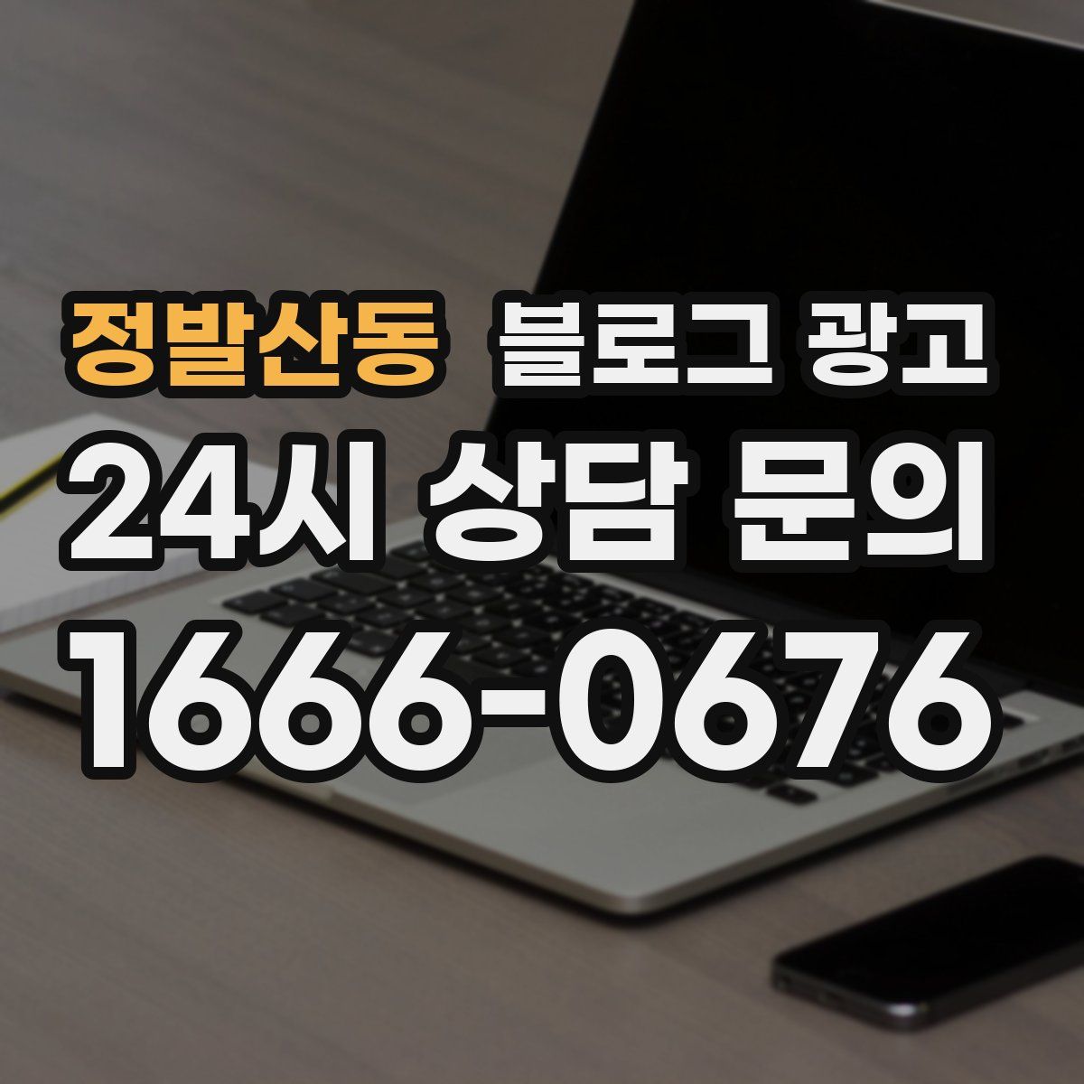 정발산동 블로그 광고