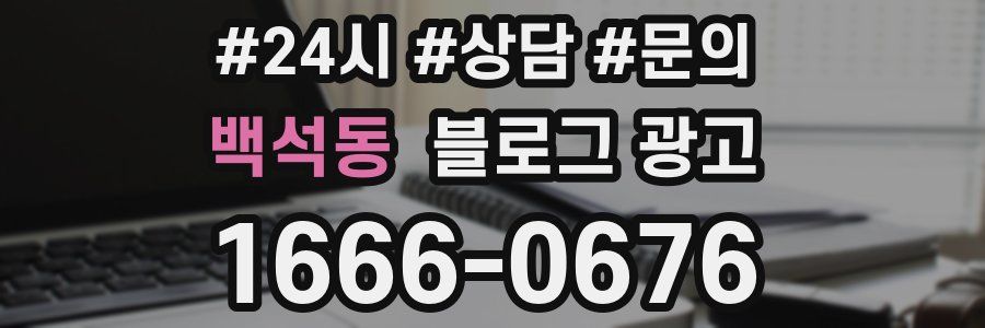 백석동 브랜드 블로그