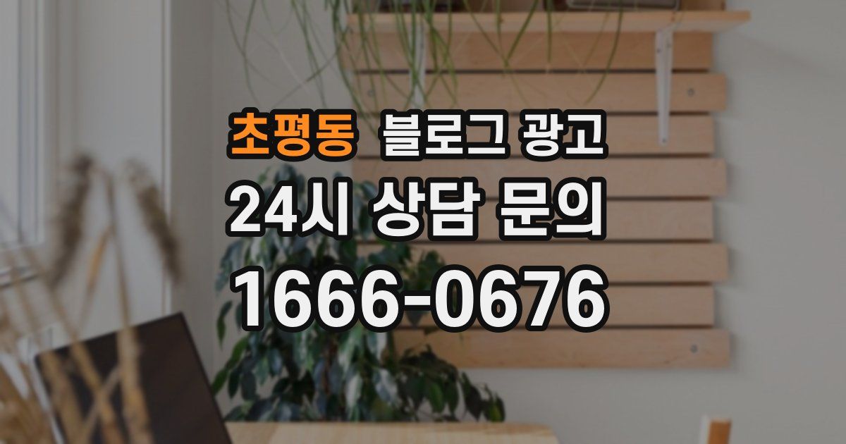 초평동 블로그 광고