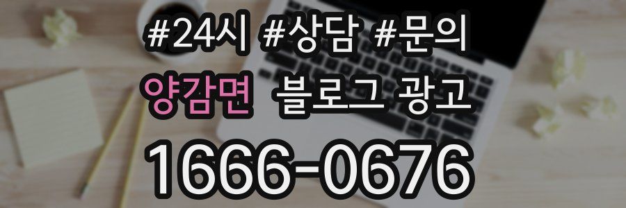 양감면 브랜드 블로그