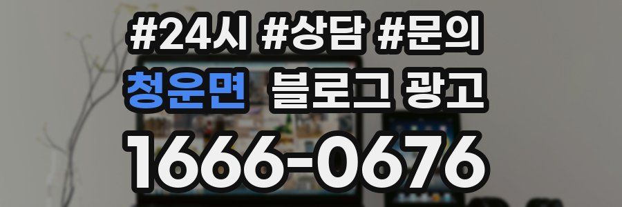 청운면 브랜드 블로그