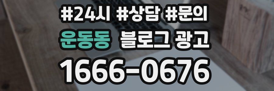 운동동 브랜드 블로그