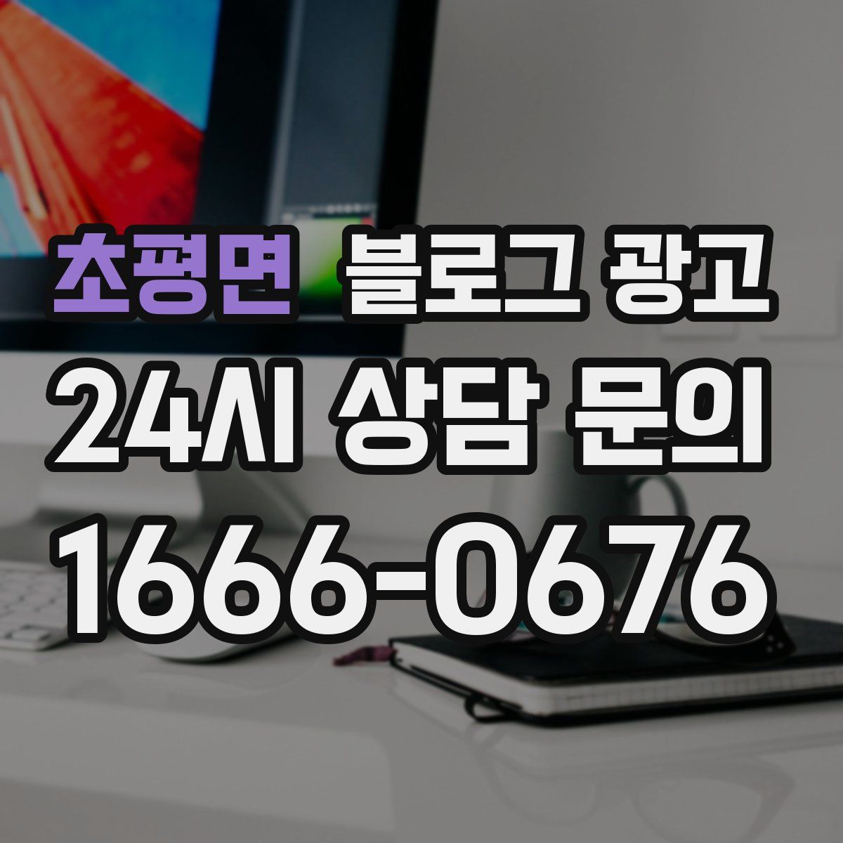 초평면 블로그 광고