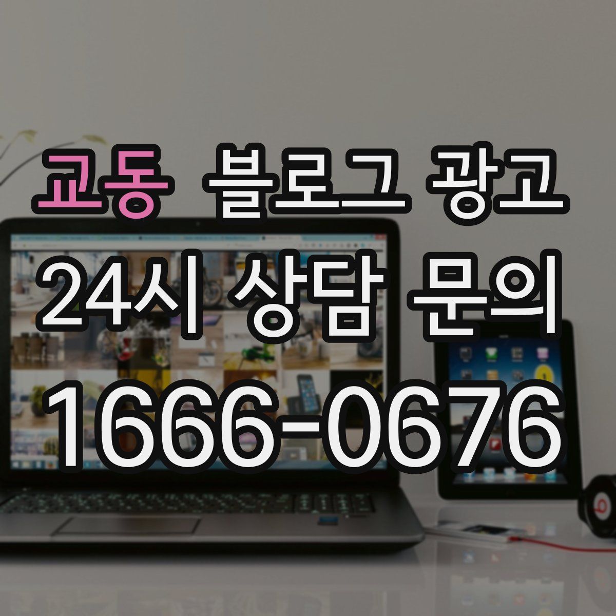 교동 블로그 광고