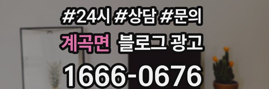 계곡면 브랜드 블로그