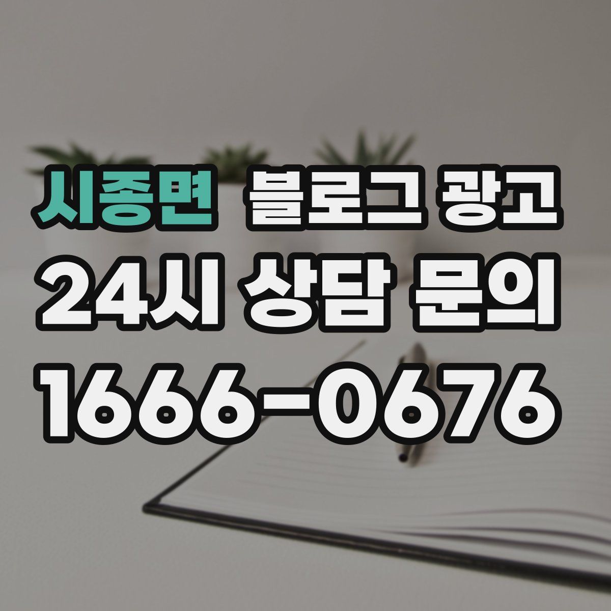시종면 블로그 광고