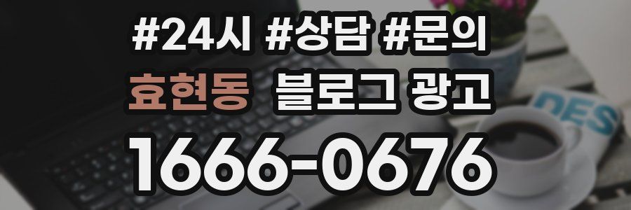 효현동 브랜드 블로그