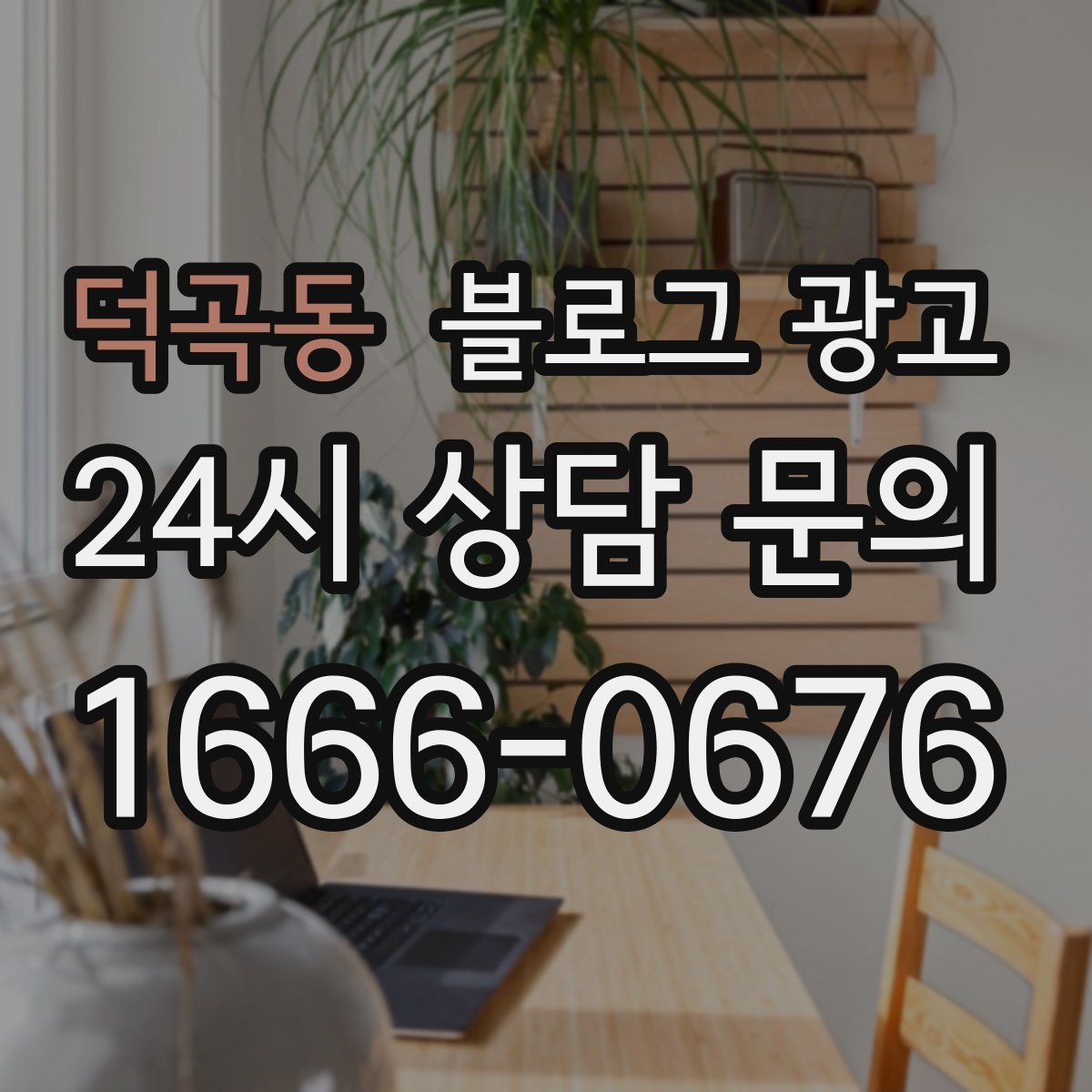 덕곡동 블로그 광고