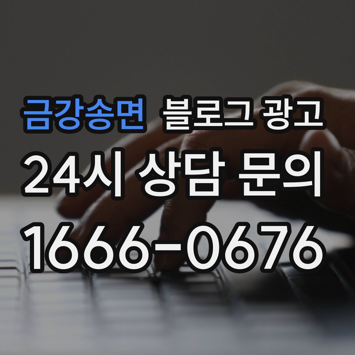 금강송면 블로그 광고
