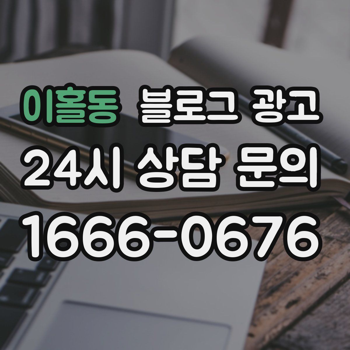이홀동 블로그 광고